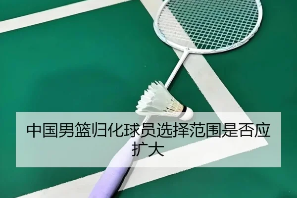 中国男篮归化球员选择范围是否应扩大